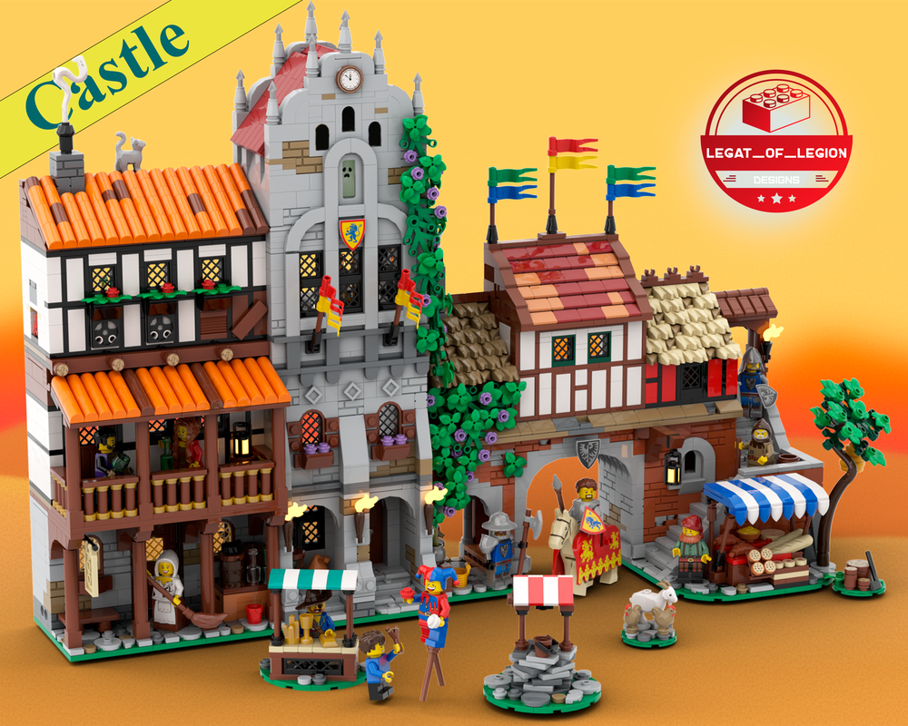 Lego Medieval Town Square #1