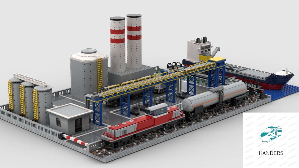 Lego Chemical Plant MOC