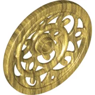 Ornate Carriage Wheel [43.2mm] / Pearl Gold