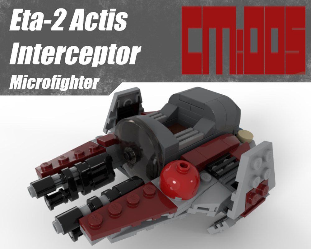 Lego Eta 2 Starfighter Microfighter (Obi-Wan)