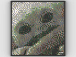 Grogu - 48x48 brick mosaic
