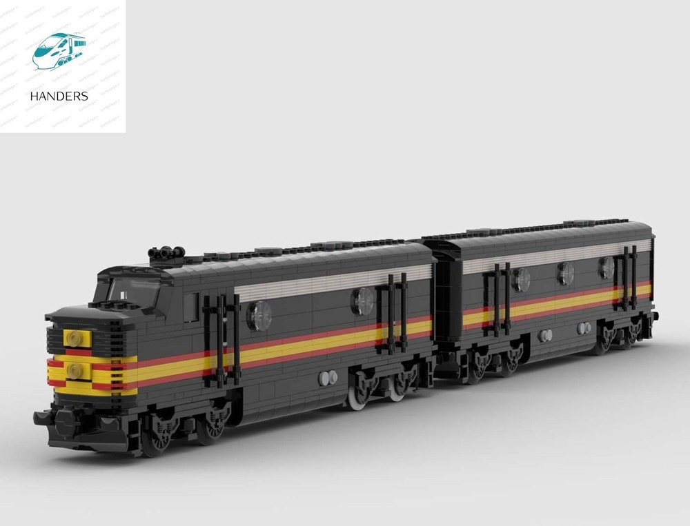 Lego Canadian 9008 Series diesel Locomotive