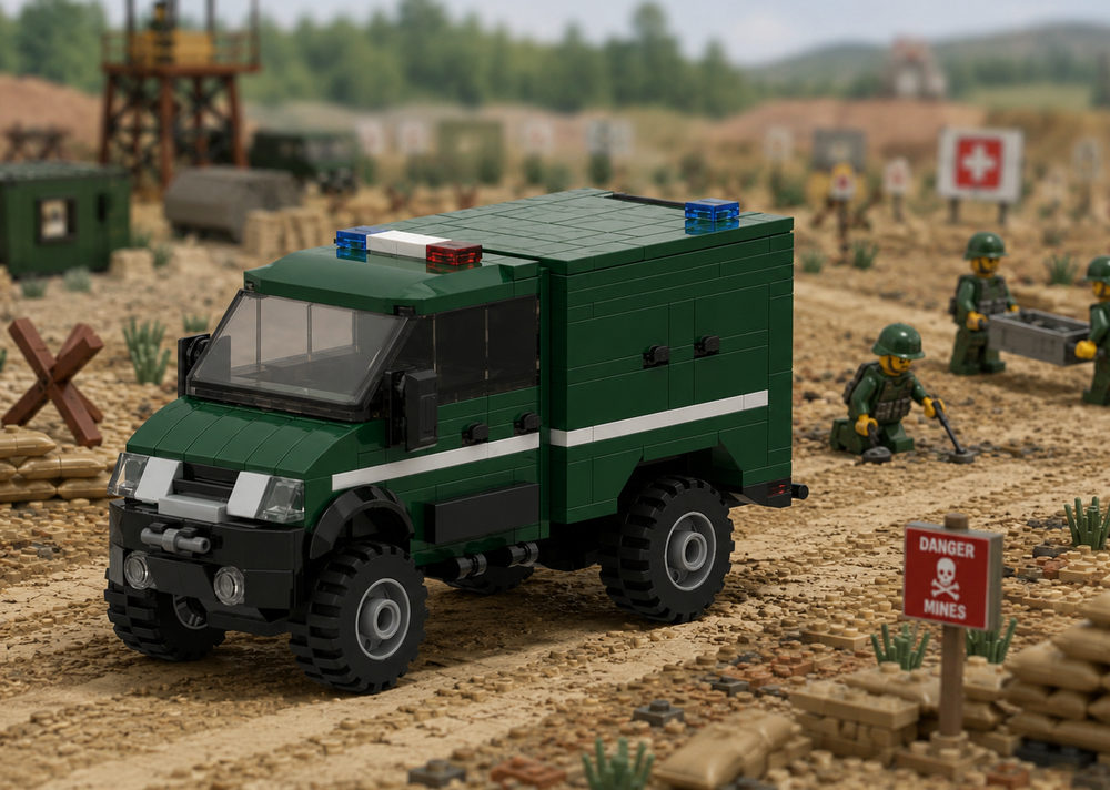 Lego Iveco Daily 4x4 Army
