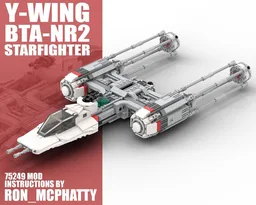 Resistance Y-Wing BTA-NR2 set 75249 MOD