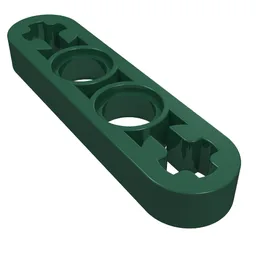 Technic Beam 1 x 4 Thin / Dark Green
