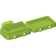 Bag / Suitcase with Long Handle [Opens] / Lime