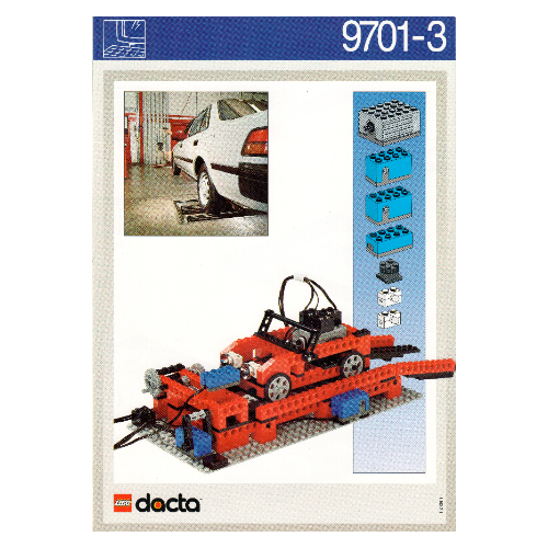 Lego Activity Booklet 3 - Car Testing Station - Set 9701 / [No Color/Any Color]