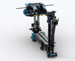 Flight Simulator with Joystick Control (Blue)
