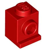 Brick Special 1 x 1 with Headlight / Red