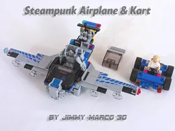 76917 Steampunk Airplane & Kart