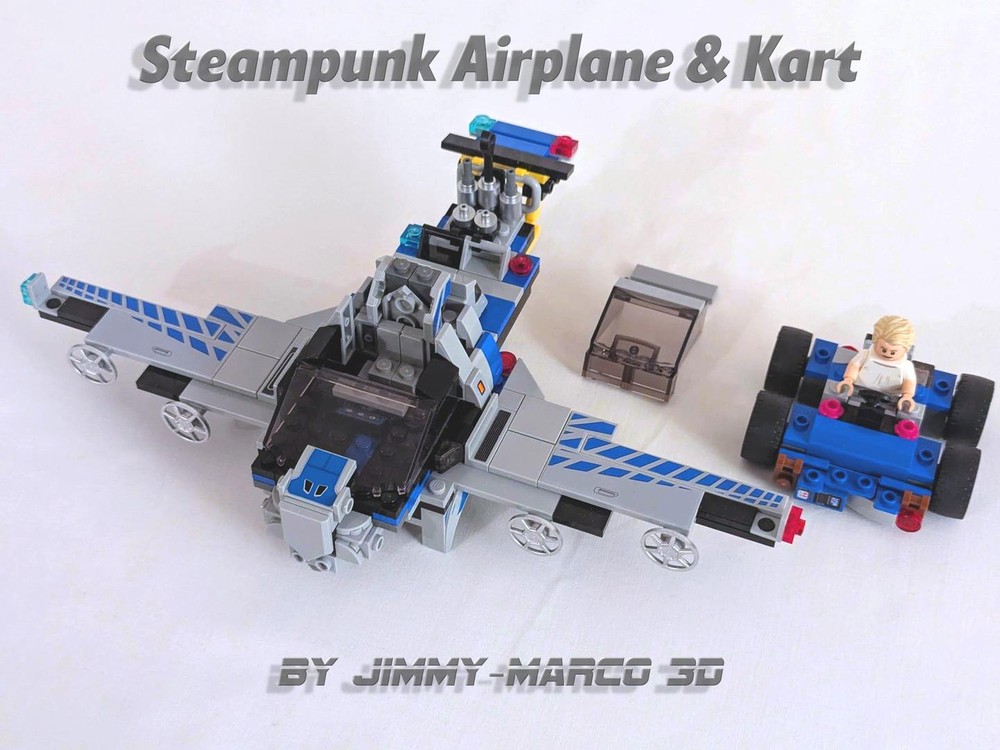 Lego 76917 Steampunk Airplane & Kart