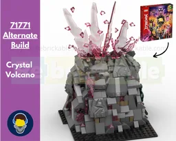 Crystal Volcano - 71771 Crystal King Temple Alt