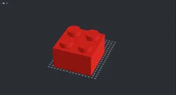 Up-scaled 2x2 Brick (x6 size)