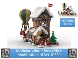 Modular Winter Post Office - Modification of Set 10339