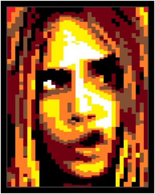 Lego CARA DELEVINGUE (UK MODEL) CELEBRITY PORTRAIT