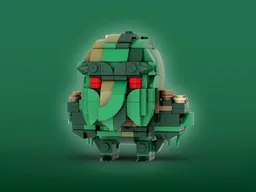 Man-Thing Brickheadz LEGO MOC - Werewolf By Night