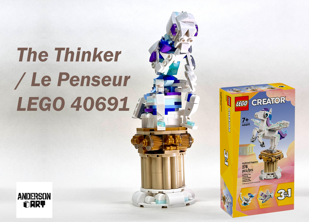 Lego The Thinker (Le Penseur) statue (40691)