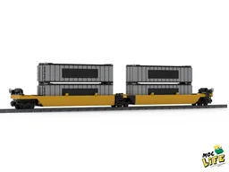 Double-Stack Rail Transport Wagon