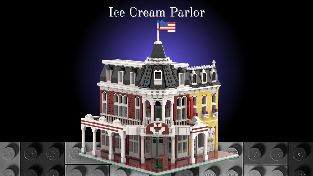Lego Ice Cream Parlor | Deluxe Main Street USA