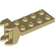 Lego Hinge Plate 2 x 4 with Articulated Joint - Female / Tan