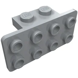 Bracket 1 x 2 - 2 x 4 / Light Bluish Gray