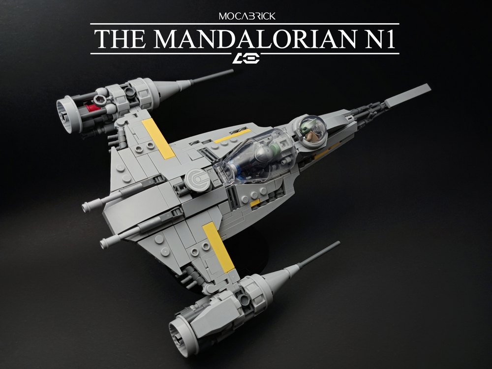 Lego Mando's N1 Starfighter (minifig scale)
