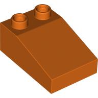 Lego Duplo Brick 3 x 2 Slope 33° / Reddish Orange