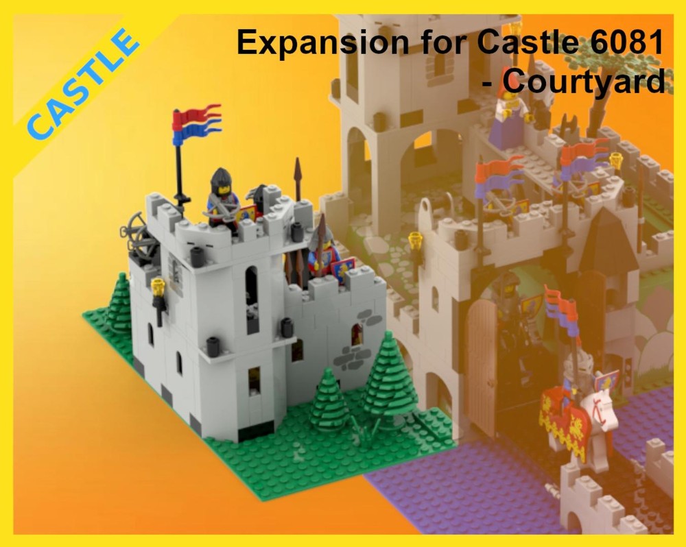 Lego Classic Castle Expansion - 6081 - Courtyard