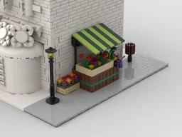 Modular Corner Flower Stand | Turn every modular model into a corner