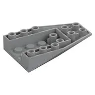 Brick Wedged, Sloped Inverted 6 x 4 with 4 Stud Connections / Light Bluish Gray