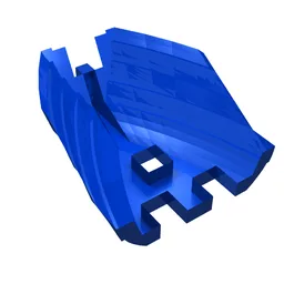 Boat Hull Section, Small Stern 14 x 12 x 5 1/3, Base / White
