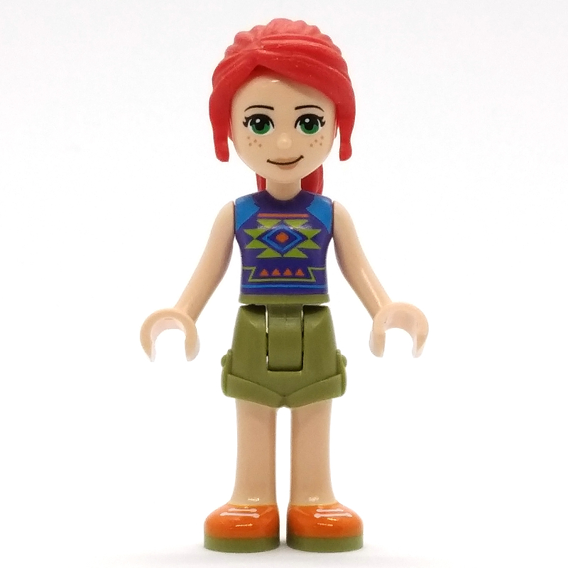 Lego Mia - Dark Purple Top, Olive Green Skirt