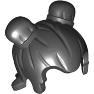 Lego Hair Two Top Buns / Black