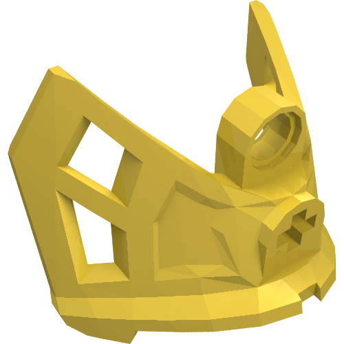 Lego Large Figure Leg Cover, Armor, Shin / Ankle Guard / Yellow