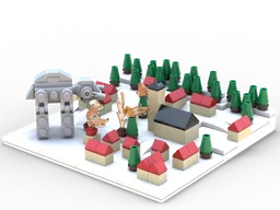 ATAT attacks winter village