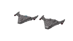 22nd Century Starfleet Delta Ship 2-Pack (Warp Delta Type and SS Emmette Type)