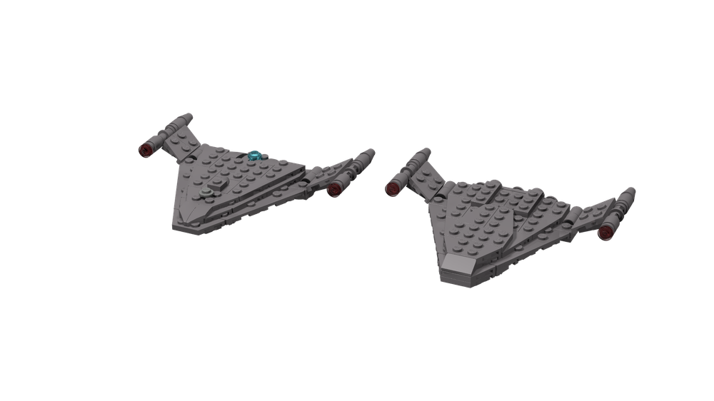 Lego 22nd Century Starfleet Delta Ship 2-Pack (Warp Delta Type and SS Emmette Type)