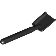 Equipment Shovel [Rounded Handle End] / Black