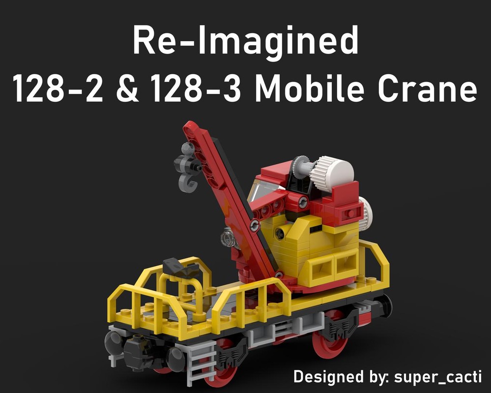 Lego Re-Imagined 128-2 & 128-3 Mobile Crane