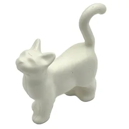 Animal, Cat, Standing [Plain] / White