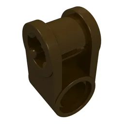 Technic Axle and Pin Connector Perpendicular / Dark Brown