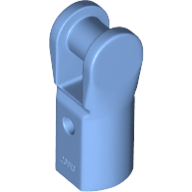 Lego Bar Holder with Hole and Bar Handle / Medium Blue