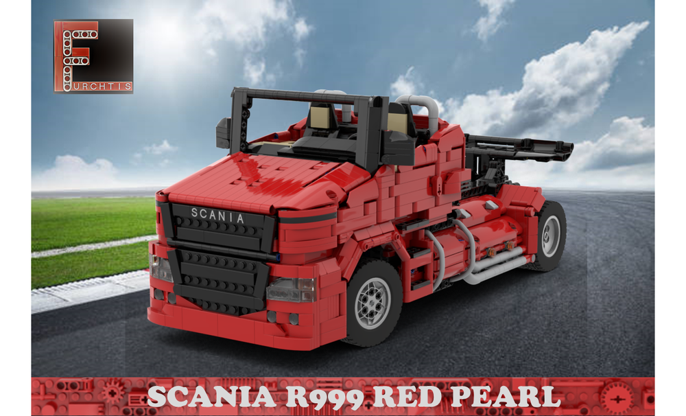 Lego Scania R 999 Red Pearl Full RC