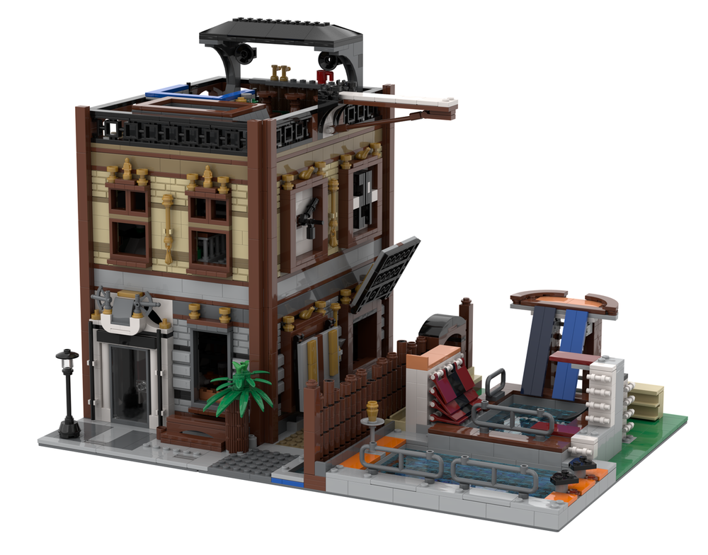 Lego Brickastle Water Park Modular (70657 Ninjago City Docks Alternate Model)