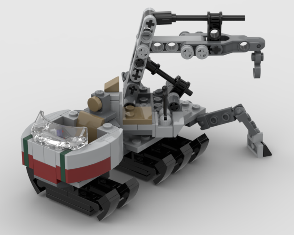 Lego Clone Flight Crew UT-MC/T Mobile Crane and Tractor