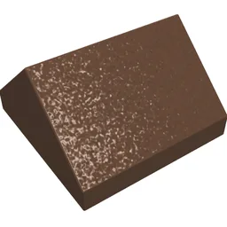 Brick Sloped 45° 2 x 2 Double / Brown