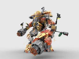MOC - 76128 x2 Molton man - Alternate Build
