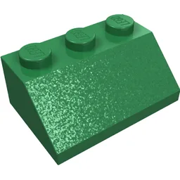 Brick Sloped 45° 2 x 3 / Green