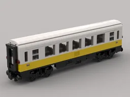 Lufthansa Airport Express passenger wagon Avmz from the German Federal Railway
