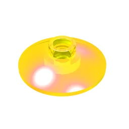 Dish 2 x 2 Inverted [Radar] / Trans-Yellow